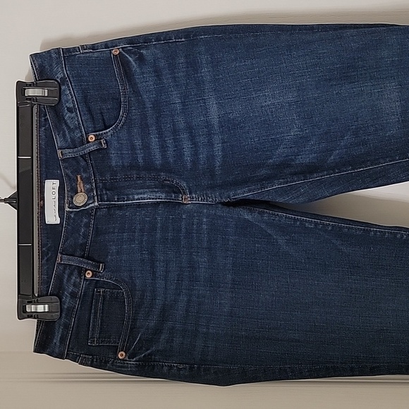 Loft Size 26/2 Curvy Straigh Blue Jeans, Wide Cuff - Picture 11 of 13